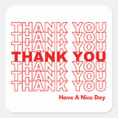 Bedankt Sticker (Voorkant)