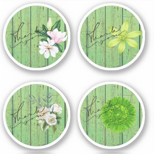 Bedankt Sticker (Voorkant)