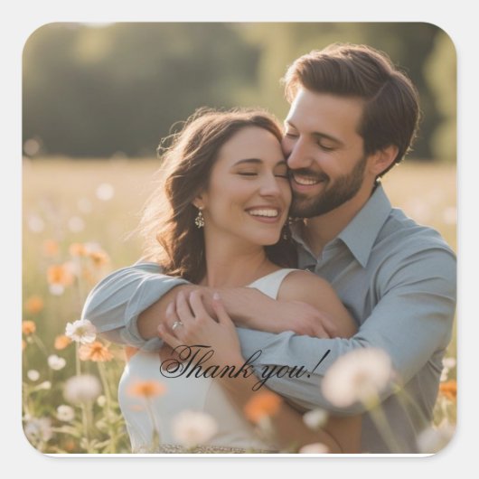 Bedankt Sticker (Voorkant)