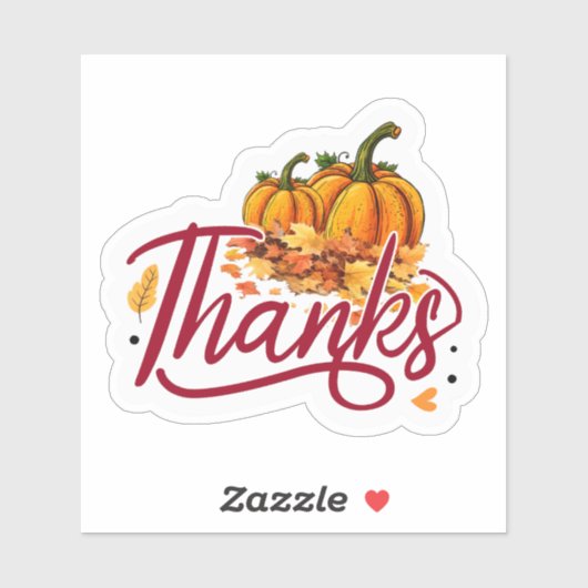 Bedankt Sticker (Vel)