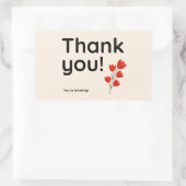 Bedankt sticker  (Tas)
