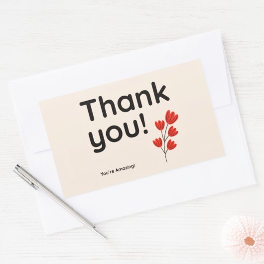 Bedankt sticker (Envelop)