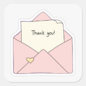 Bedankt Sticker (Voorkant)