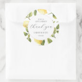 Bedankt Sticker Citroen Baby Shower Bruiloft Showe (Tas)