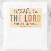 Bedankt sticker geven (Tas)