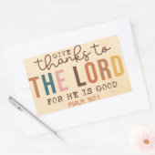 Bedankt sticker geven (Envelop)