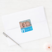 Bedankt Sticker met de foto van je baby (Envelop)