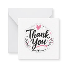 Bedankt Sticker