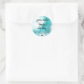 Bedankt Sticker - Uw Bestelling Maakte Onze Dag - (Tas)