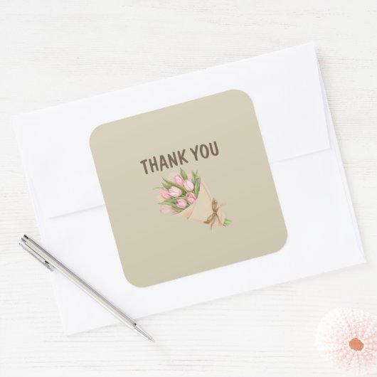 Bedankt Sticker – Waardering & Erkenntelijkheid (Envelop)
