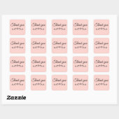Bedankt stickers (Vel)