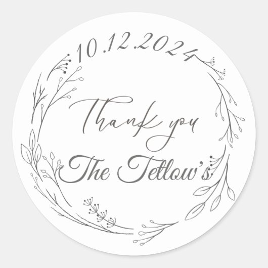 Bedankt Stickers (Voorkant)