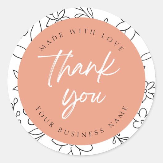 Bedankt Stickers (Voorkant)