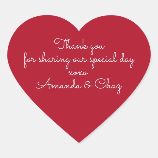 Bedankt stickers (Voorkant)