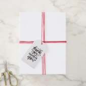 Bedankt Stickers | Labels om Me te Laten Groeien Cadeaulabel (Met Touw)