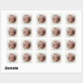 "Bedankt" Stickers met Fairy Lijst (Vel)