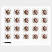 "Bedankt" Stickers met Fairy Lijst (Vel)