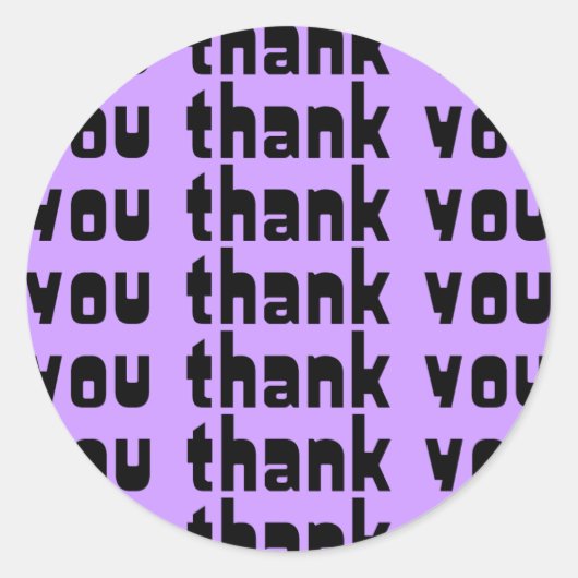 Bedankt Stickers voor de bedankkaarten (Voorkant)