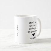 Bedankt stiefmoeder cadeau Mok (Voorkant rechts)