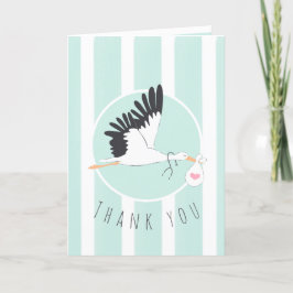 Bedankt Stork Baby Kaart voor IVF Doctor