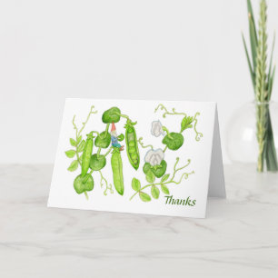 Bedankt Sugar Pea kaart