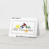 Bedankt - Sunset Kaart (Achterkant)