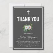 Bedankt Sympathy Funeral Kaart (Voorkant)
