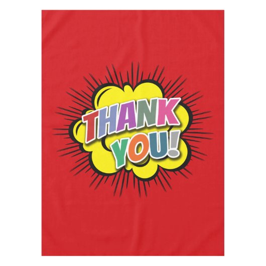 Bedankt Tafelkleed (Voorkant)