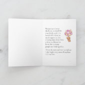 Bedankt Teddy Wonderful Balloons Kaart (Binnen)