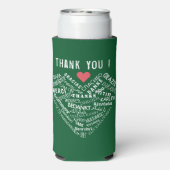 Bedankt Tekst Koelbox Gift gepersonaliseerd Seltzer Blikjeskoeler (Seltzer Achterkant)
