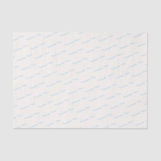 Bedankt Tekst Zakelijk Tissue Paper ECRU Tissuepapier (Voorkant)