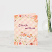 Bedankt Thanksgiving Autumn Customize Feestdagen Kaart (Voorkant)