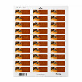 Bedankt Thanksgiving label geven (Full Sheet)