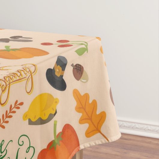 Bedankt Thanksgiving Patroon geven Tafelkleed (Voorbeeld)