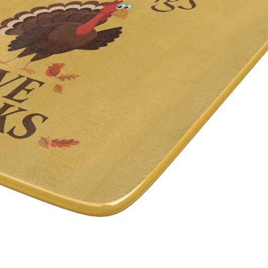 Bedankt Thanksgiving Turkije Snijplank (Hoek)