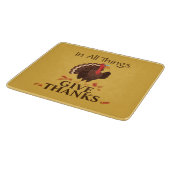 Bedankt Thanksgiving Turkije Snijplank (Hoek)