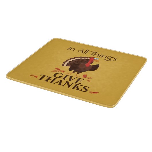 Bedankt Thanksgiving Turkije Snijplank (Hoek)