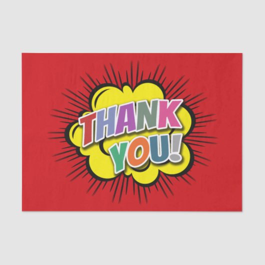 Bedankt Tissuepapier (Voorkant)