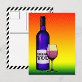 Bedankt toast briefkaart (Voorkant / Achterkant)