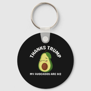 Bedankt troef mijn avocado's sleutelhanger