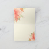 Bedankt Trouwkaart Abstracte Bloem Notitiekaarten (Binnen)