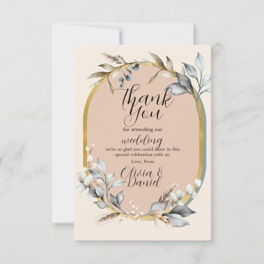 Bedankt Trouwkatoen Verloving Neutrals (Voorkant)