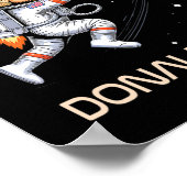 Bedankt Trump Bitcoin Donald Pump Crypto Bull Pro Poster (Hoek)