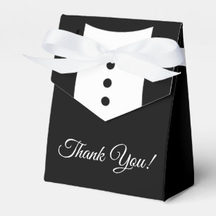Bedankt Tuxedo Wedding Favor Box Bedankdoosjes