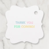 Bedankt Twinkle Twinkle Little Star Baby shower Bedankjes Labels (Achterkant)