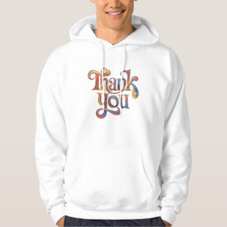 Bedankt Typografie: Dankbaarheid in stijl Hoodie