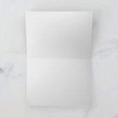 Bedankt Typografie Kaart (Kleuropties!) (Binnen)