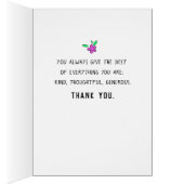 Bedankt U bent de beste (Binnen (Rechts))