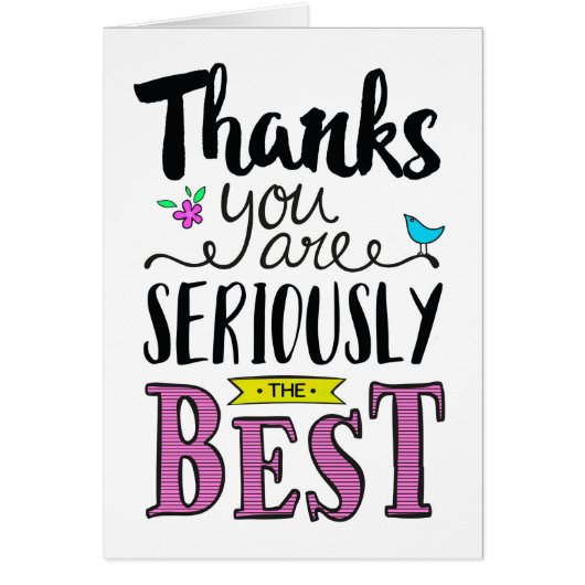 Bedankt U bent de beste (Voorkant)