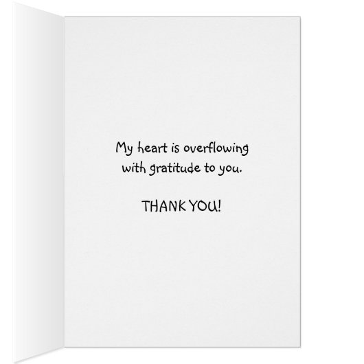 Bedankt U bent de beste (Binnen (Rechts))